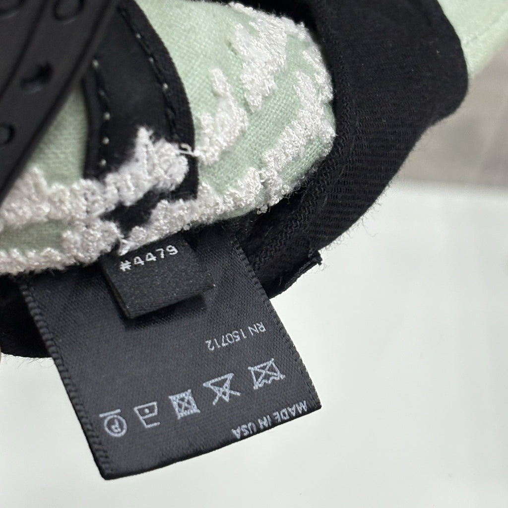 Amiri Chenille MA Patch Canvas Hat ' Frosty Green ' | SUPER CLEAN!