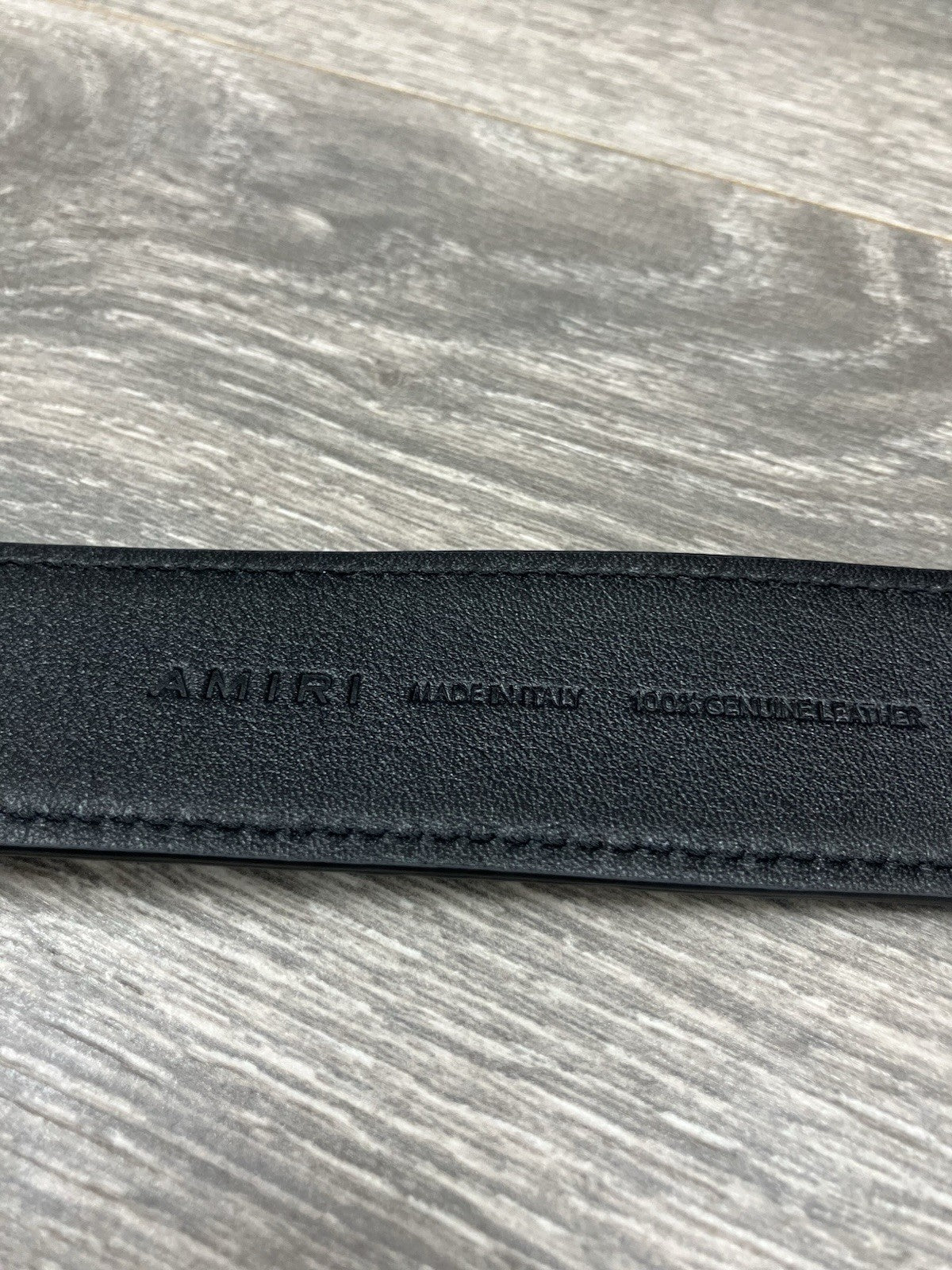 Amiri Core Logo Buckle ' Black/Black/Gold-Tone ' Belt | BRAND NEW! | SIZE 100