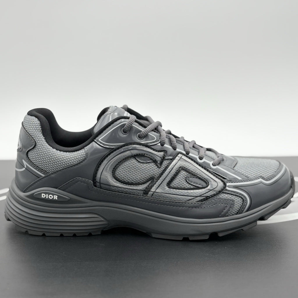 Size 45 (12 US) Dior B30 Reflective Sneaker ' Black Gray ' | ONLY WORN 1-3x