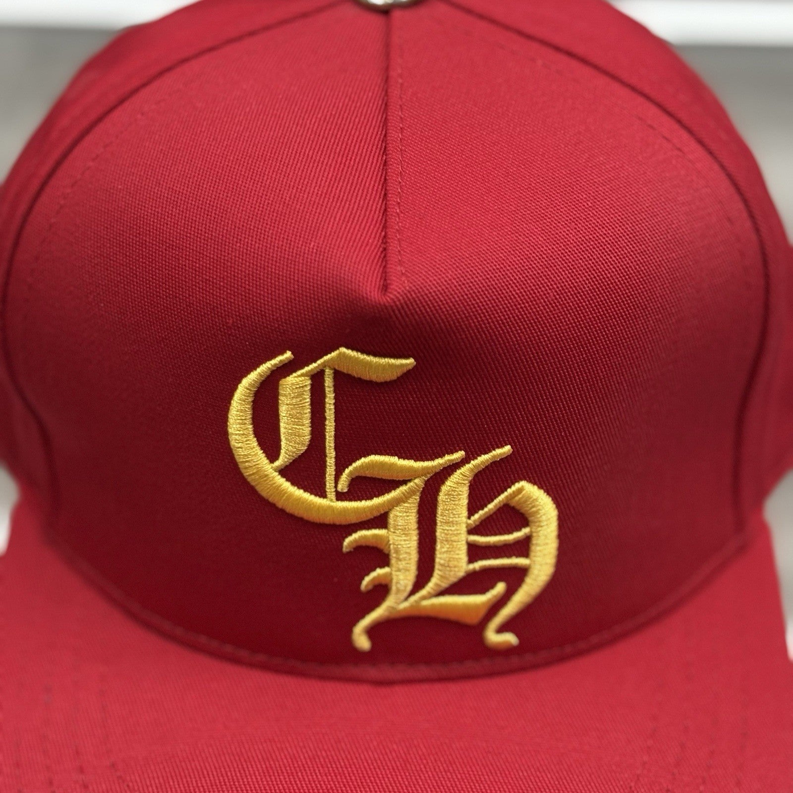 Chrome Hearts CH Silver Button Hat ' Red Yellow ' | BRAND NEW!