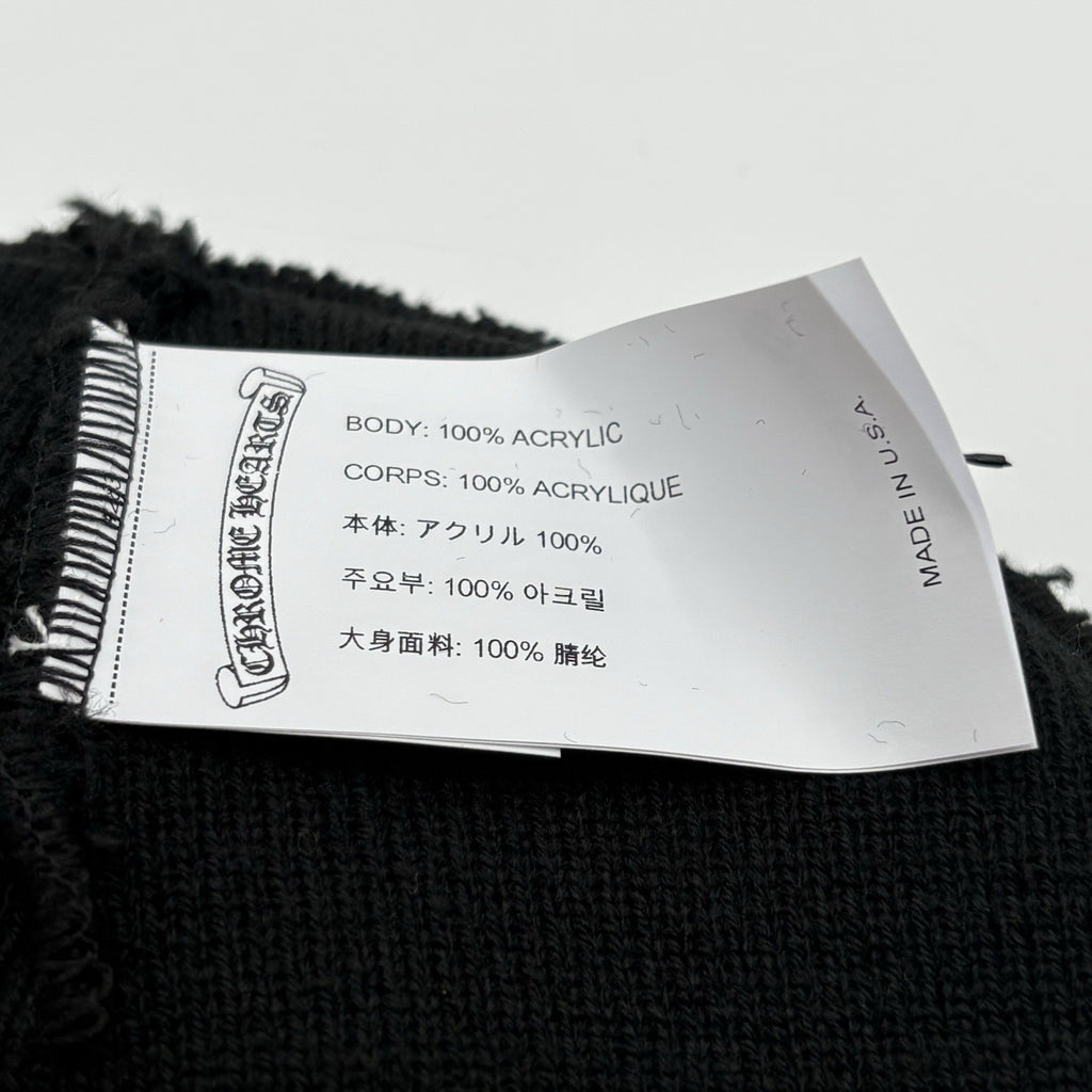 Chrome Hearts CH Logo Beanie ' Black White ' | BRAND NEW!