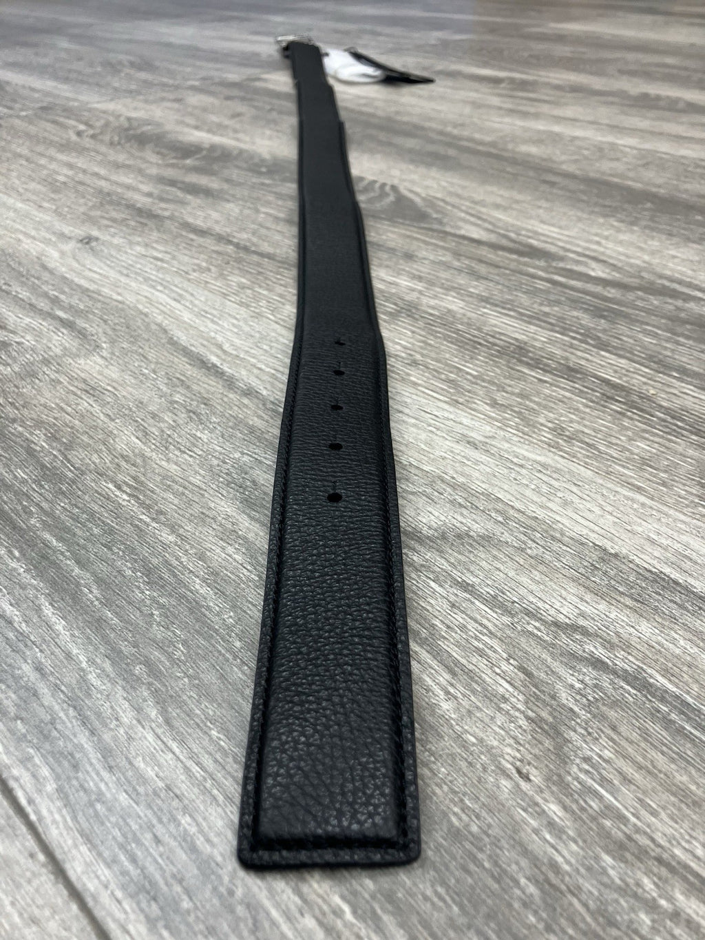 Amiri Core Logo Buckle ' Black/Black/Gold-Tone ' Belt | BRAND NEW! | SIZE 90