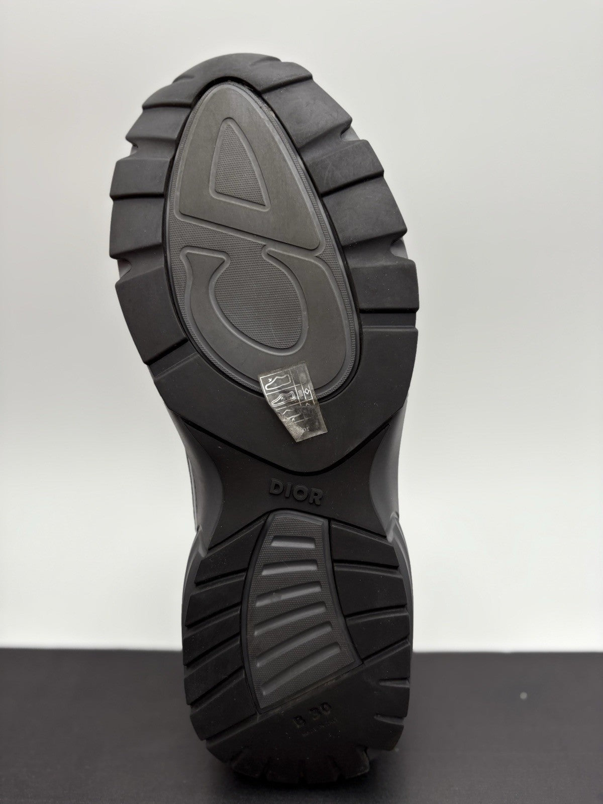 Size 45 (12 US) Dior B30 Reflective Sneaker ' Black Gray ' | ONLY WORN 1-3x