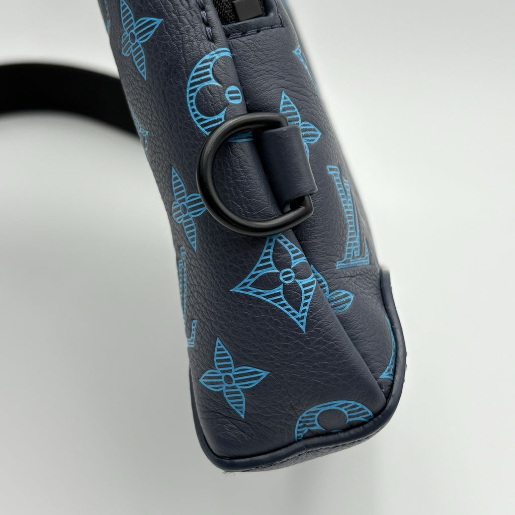 Louis Vuitton Monogram Shadow Sling Bag ' Navy River Blue ' | EXCELLENT COND!