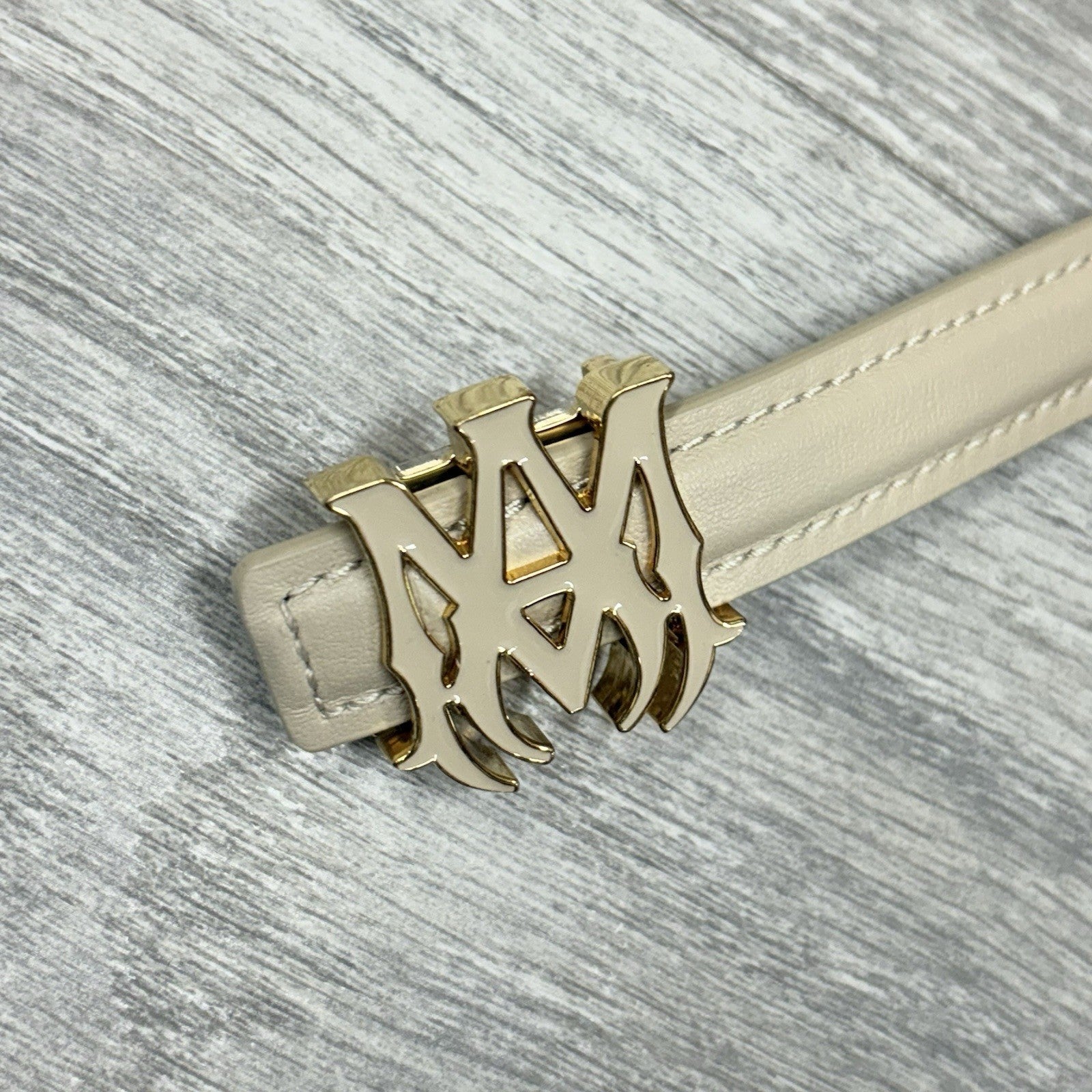 Amiri Nappa Belt ' Alabaster ' | BRAND NEW!