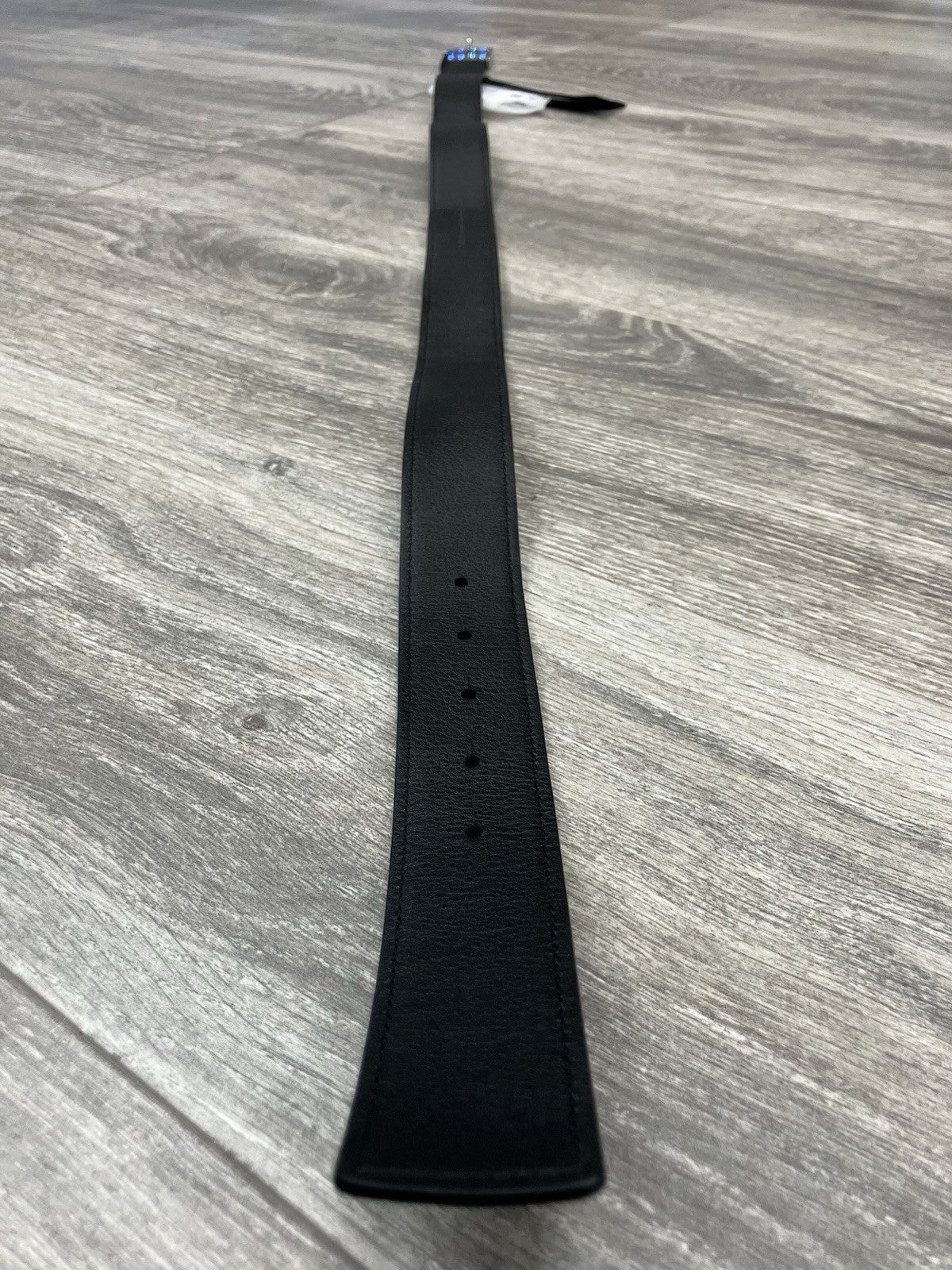 Amiri Core Logo Buckle ' Black/Black/Gold-Tone ' Belt | BRAND NEW! | SIZE 100