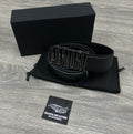 Amiri Core Logo Buckle ' Black/Black/Gold-Tone ' Belt | BRAND NEW! | SIZE 100