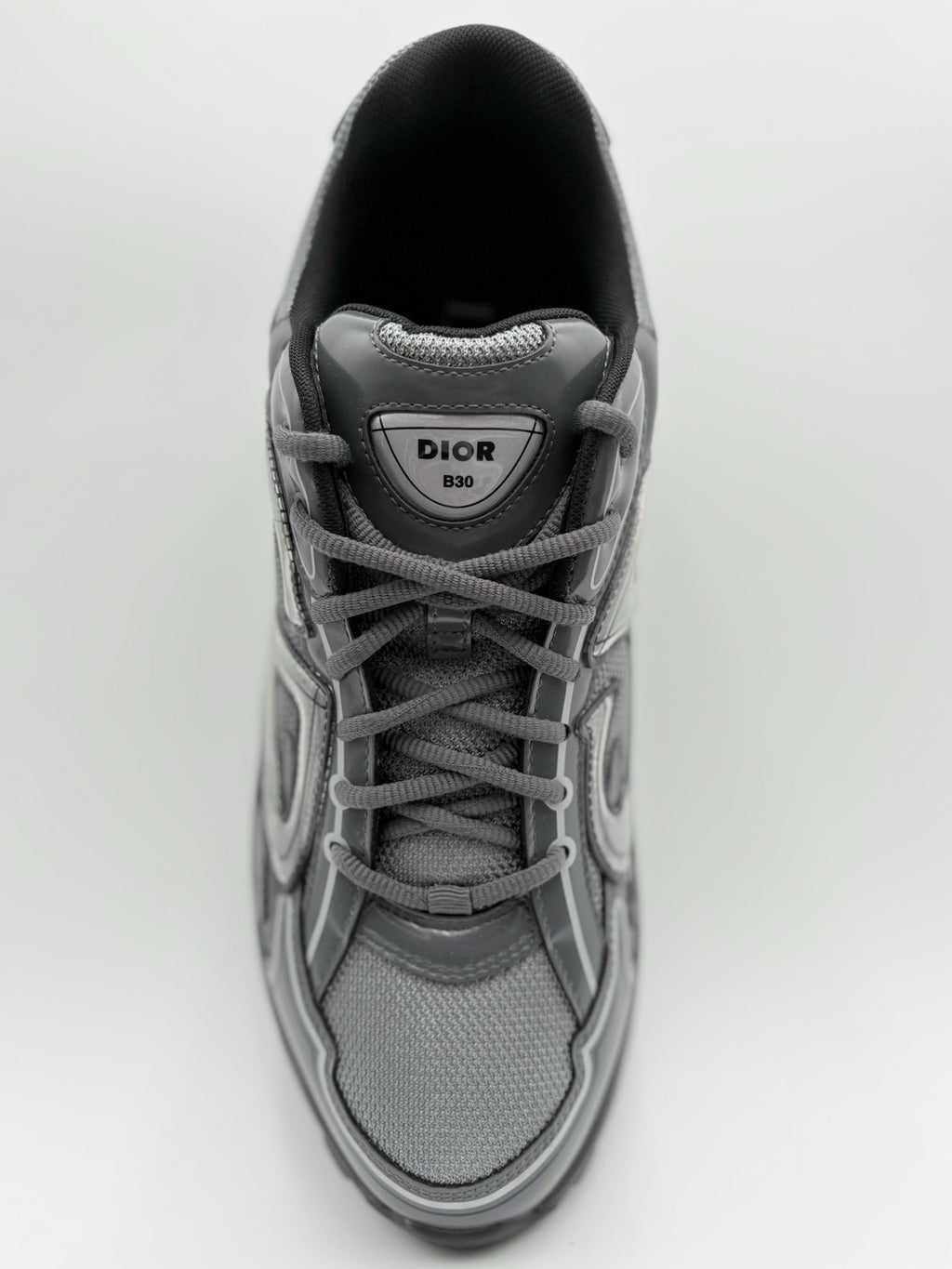 Size 45 (12 US) Dior B30 Reflective Sneaker ' Black Gray ' | ONLY WORN 1-3x