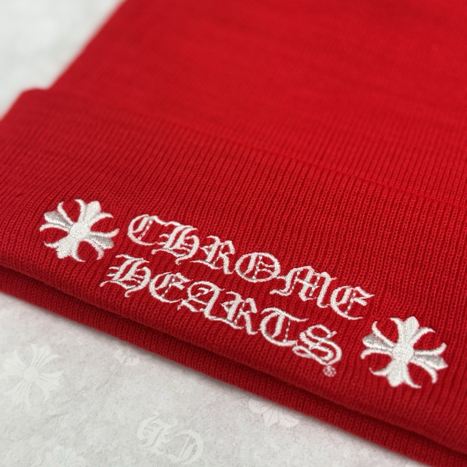 Chrome Hearts Logo Beanie ' Red ' | BRAND NEW!