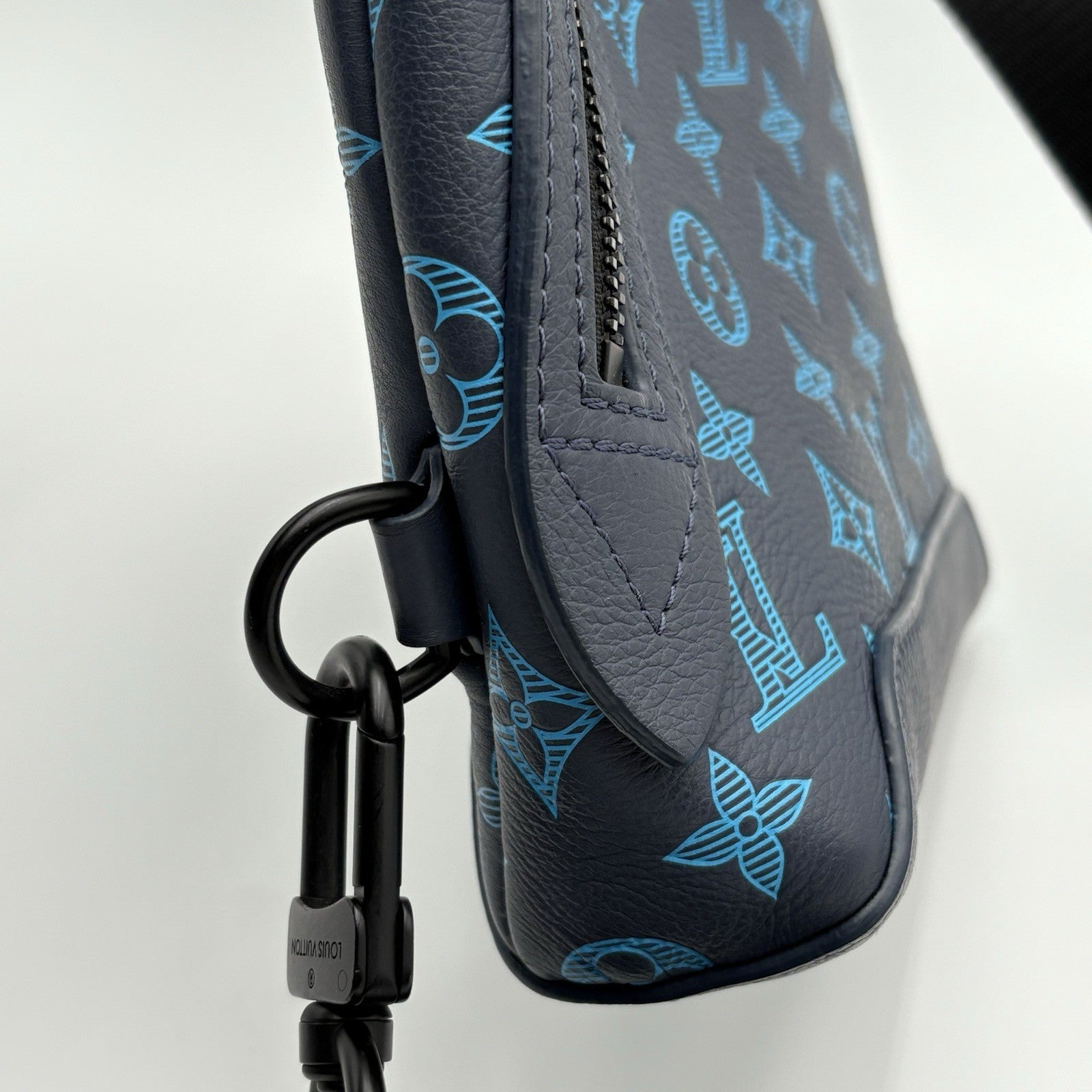 Louis Vuitton Monogram Shadow Sling Bag ' Navy River Blue ' | EXCELLENT COND!